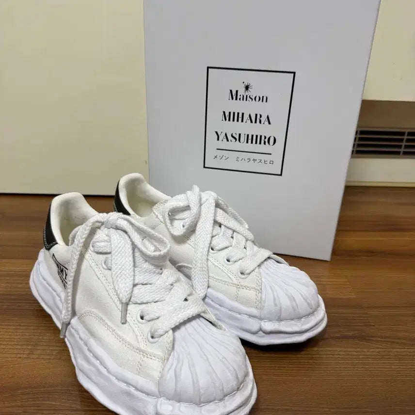 [BUNJANG] Mihara Yasuhiro Blakey Canvas White / [40] 미하라야스히로 블레이키 캔버스 화이트