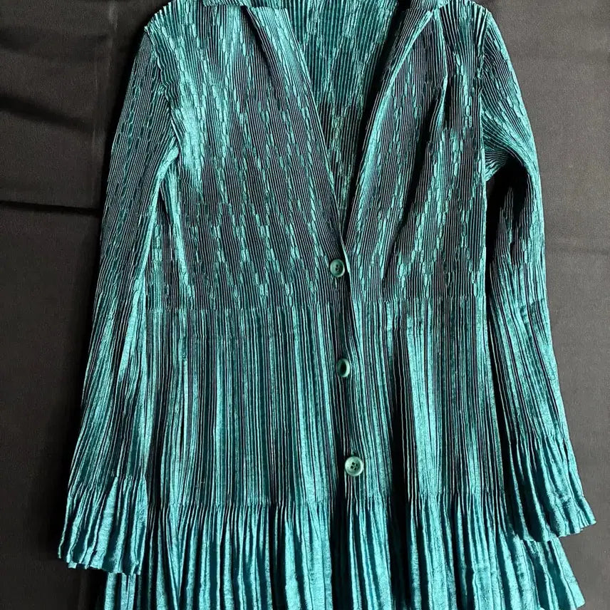 [BUNJANG] Issey Miyake A-POC INSIDE Jacquard Pleats Flare Jacket / 2011 이세이 미야케 A-POC INSIDE 자카드 플리츠 플레어재킷