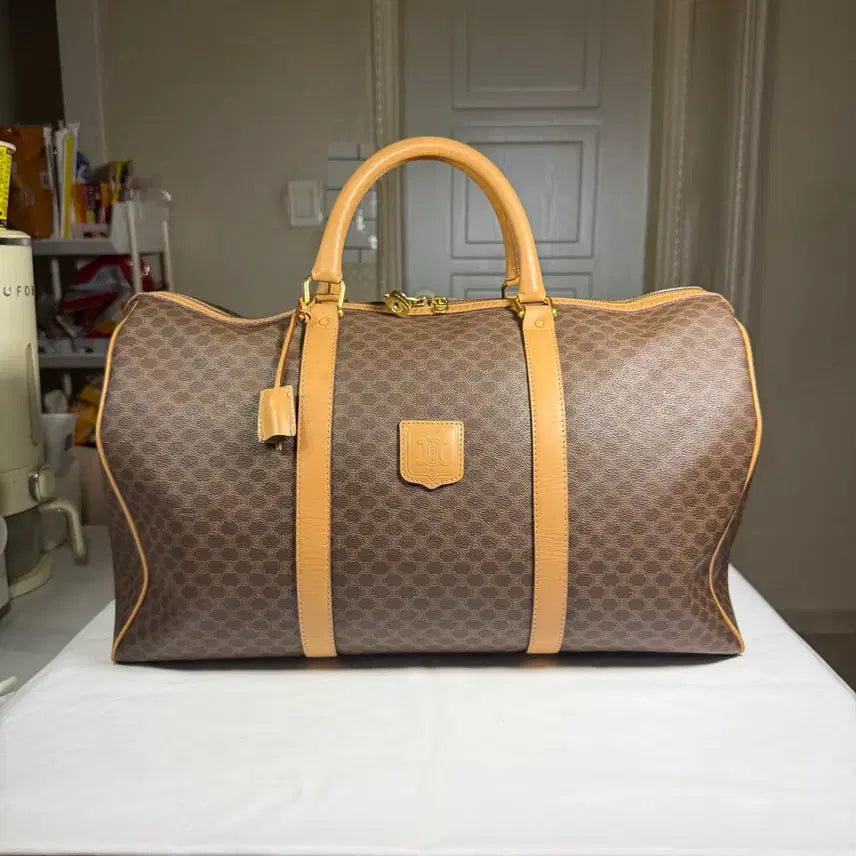 [BUNJANG] Celine Macadam Boston Bag 50 Travel Bag / 셀린느 마카담 보스턴백 50 여행가방