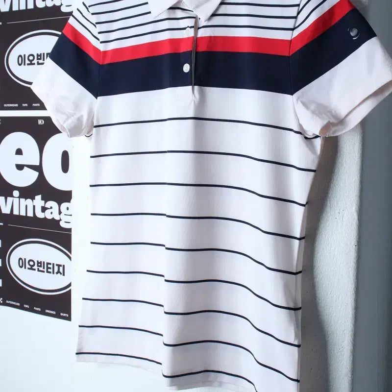 [BUNJANG] W.Angle Short-Sleeve Collar T-Shirt (Golf Functionality) / W(M-L) 와이드앵글 반팔 카라 티셔츠 골프 기능성-H36761