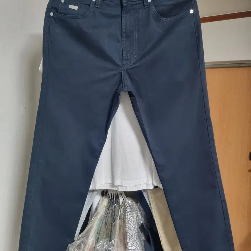 [BUNJANG] Hugo Boss Men's Cotton Pants Navy W32 L34 / (드라이 완료)HUGO BOSS 남성 면바지 네이비 W32L34