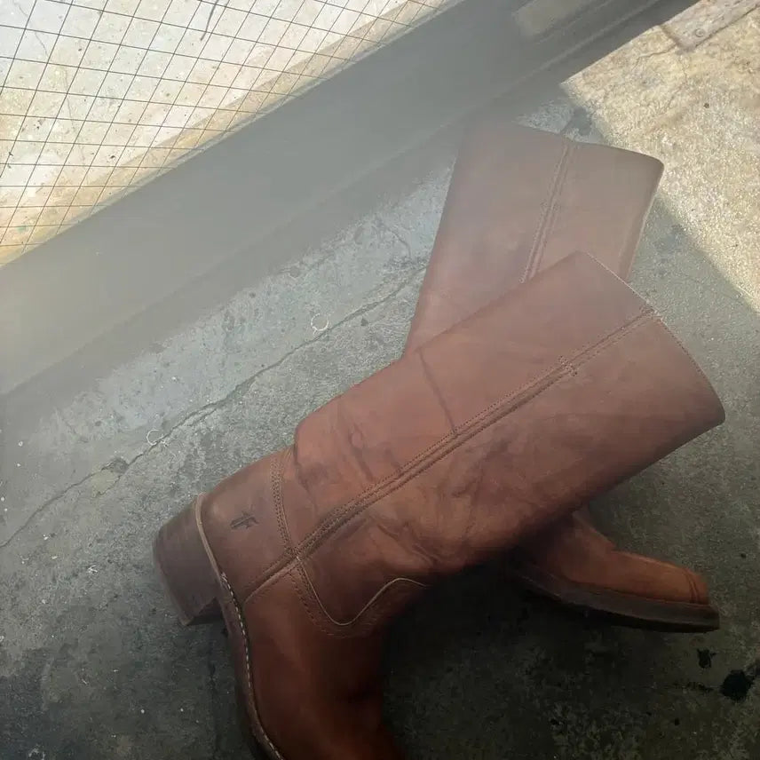 [BUNJANG] Frye Campus Western Long Boots / 프라이 캠퍼스 웨스턴 롱 부츠