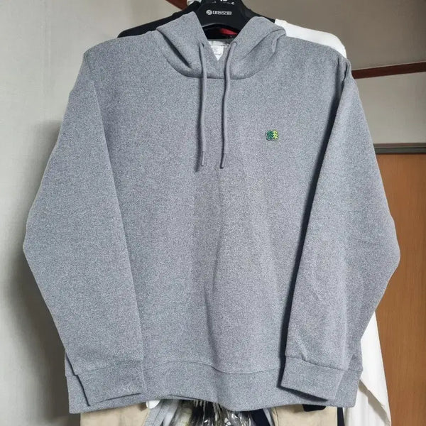 [BUNJANG] Kolon Sport Gray Hoodie T-Shirt Size 100 / (택만 제거한 새옷)코오롱스포츠 그레이 후드티셔츠 100사이즈