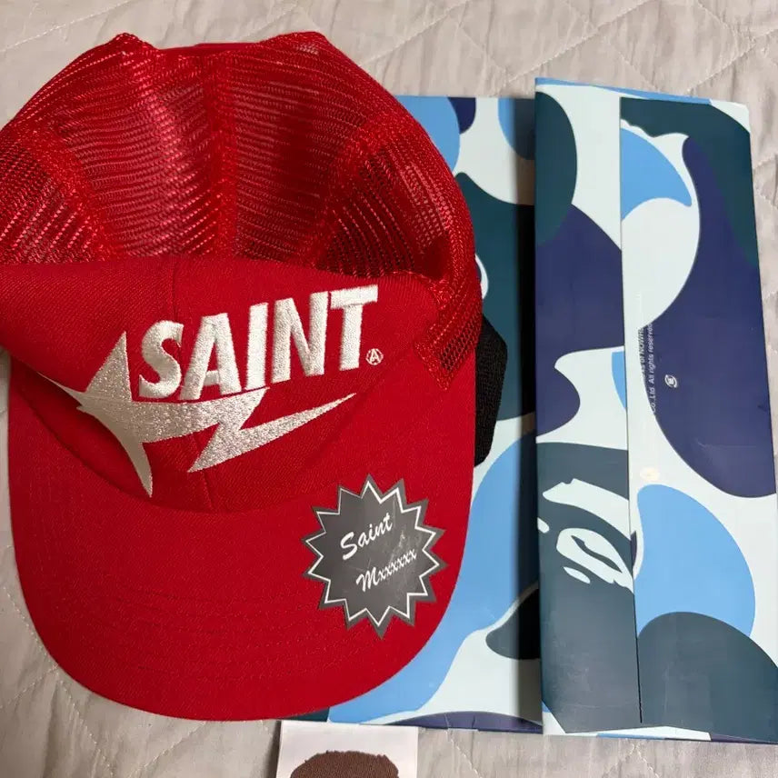 [BUNJANG] Saint Michael x Bape Cap / 세인트 마이클 x 베이프 모자