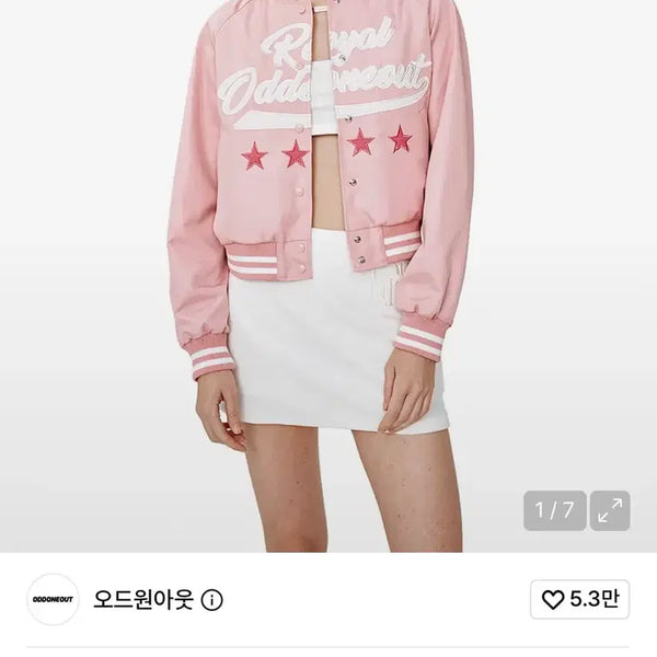 [BUNJANG] Oddoneout Royal Slim Baseball Jumper / 오드원아웃)로얄슬림야구점퍼