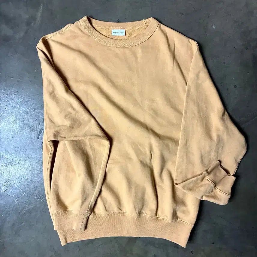 [BUNJANG] Dries Van Noten Cotton Sweatshirt Ochre Camel / 드리스 반 노튼 코튼 스웨트셔츠 오커 카멜