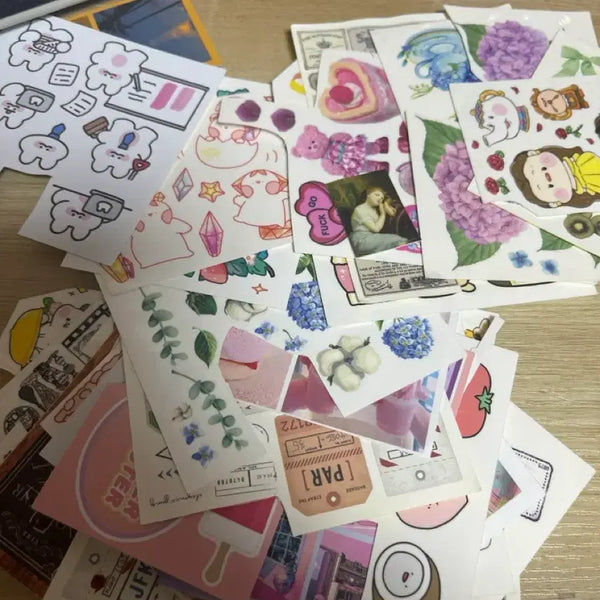 [BUNJANG] Assorted Sticker Bundle for Journaling and Crafts / 제가 사용햇던 스티커 엄청 싸게판매합니다