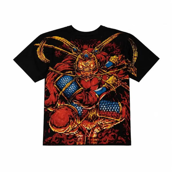 [BUNJANG] FRESHY Son Goku Dragon Oversized Graphic T-Shirt / FRESHY 손오공 드래곤 오버사이즈 그래픽 티셔츠