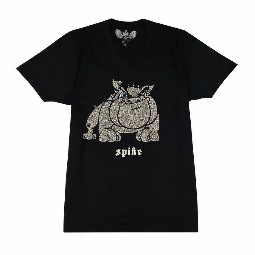 [BUNJANG] 00s Opium Society Spike Cubic Skull T-Shirt / 00s 오피움 소사이어티 스파이크 불독 큐빅 스컬 티셔츠