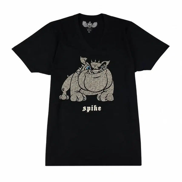 [BUNJANG] 00s Opium Society Spike Cubic Skull T-Shirt / 00s 오피움 소사이어티 스파이크 불독 큐빅 스컬 티셔츠