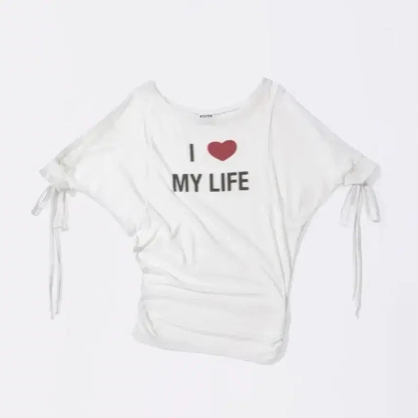 [BUNJANG] Sculptor Women's Heart Print Short Sleeve T-Shirt / 스컬프터 여성 티셔츠