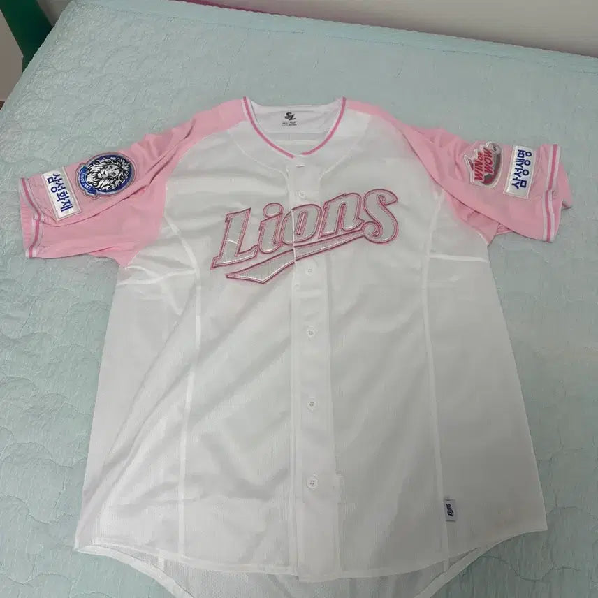 [BUNJANG] Samsung Lions Kim Seong-yun Marked Baseball Jersey (Size 110) / 삼성라이온즈 김성윤 마킹 (110사이즈) 새상품