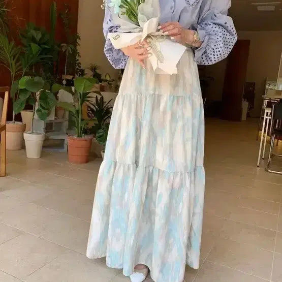 [BUNJANG] Bicini Watercolor Skirt / 바이씨니 수채화 스커트