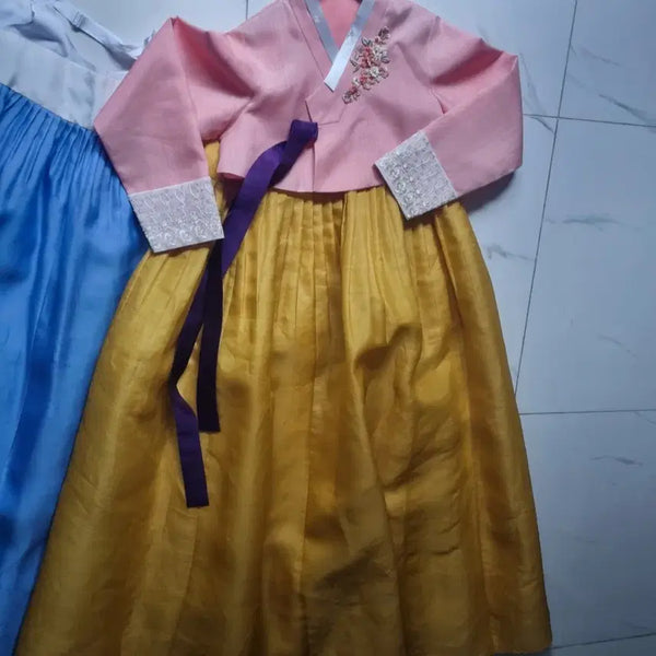 [BUNJANG] Women's Hanbok Three-Piece Set / 한복쓰리피스 (고급견100프로)