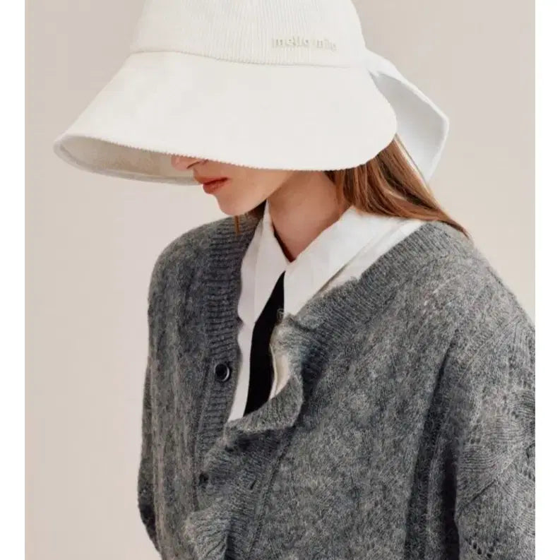 [BUNJANG] Melamila Corduroy Bonnet Hat / 멜라밀라 코듀로이 보닛햇 새상품