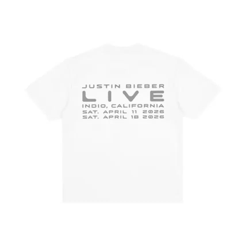 [BUNJANG] Skylark Coachella JB Live T-Shirt White / [L] 스카이라크 코첼라 jb 라이브 티셔츠 화이트