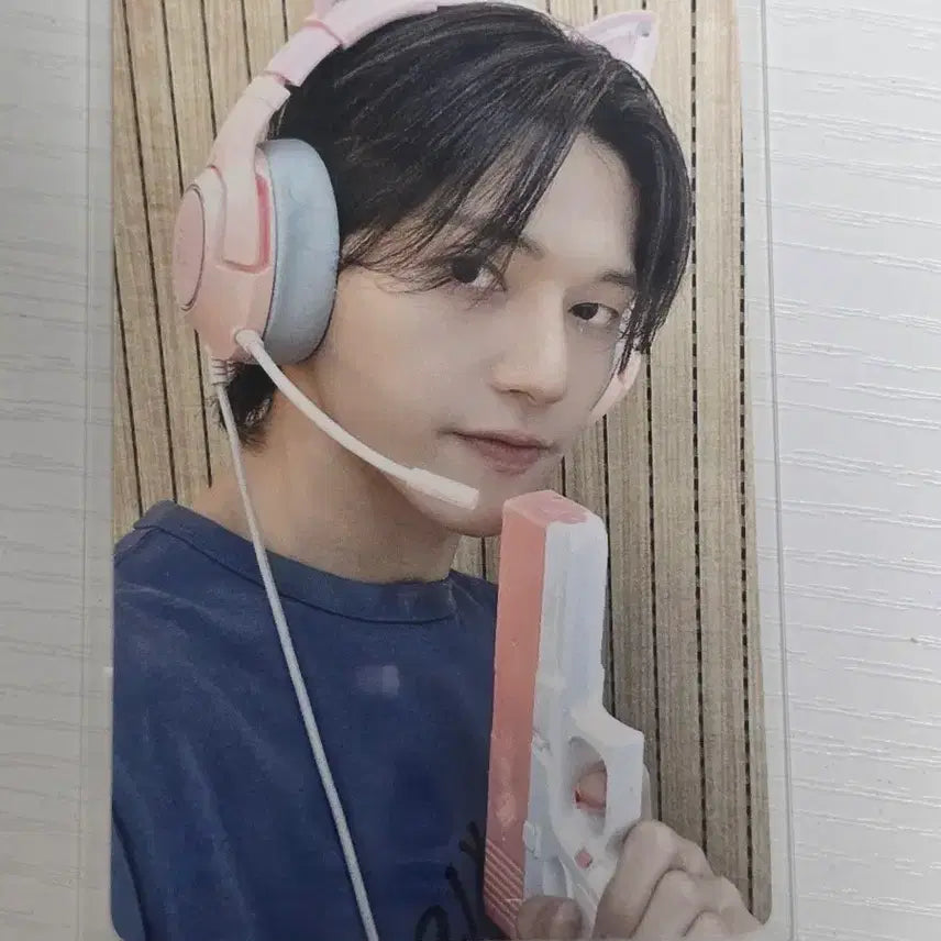 [BUNJANG] ATEEZ Wooyoung Jump Up Cat Agent POB Photocard / ATEEZ 에이티즈 점프업 고양이 요원 미공포만 우영