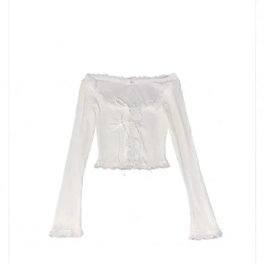 [BUNJANG] SJYP Stella Cardigan White / 스젠 스텔라 가디건 화이트