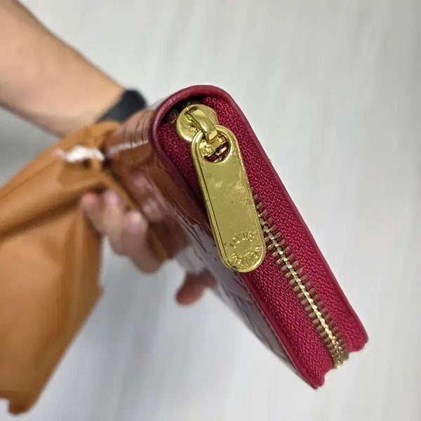 [BUNJANG] Louis Vuitton Monogram Empreinte Pirri Long Wallet Red / (클래식/수납력 최상)루이비통 모노그램 앙프렝뜨 피리 장지갑 (레드)