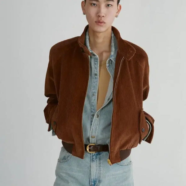[BUNJANG] RECTO Corduroy Harrington Jacket S / 렉토 코듀로이 해링턴 S