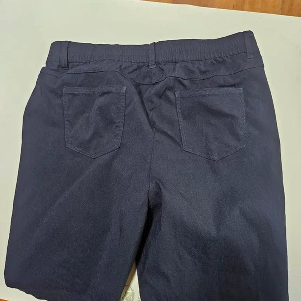 [BUNJANG] NnF Women's Black Stretchy Shorts Size 34 / 여성 34인치 검정  신축성 반바지 미착상태