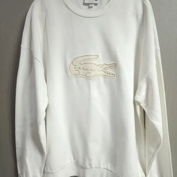 [BUNJANG] Lacoste Sweatshirt White L / F] 라코스테 맨투맨, L*