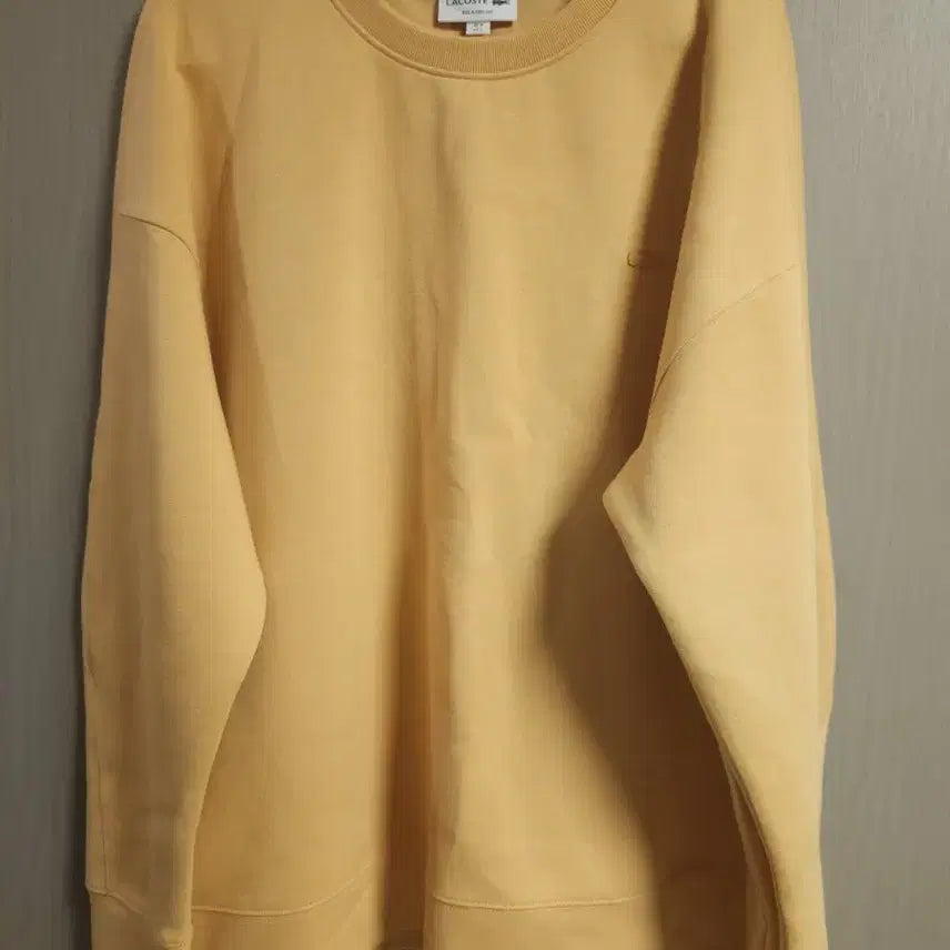 [BUNJANG] Lacoste Yellow Sweatshirt XL / F] 라코스테 맨투맨, XL*