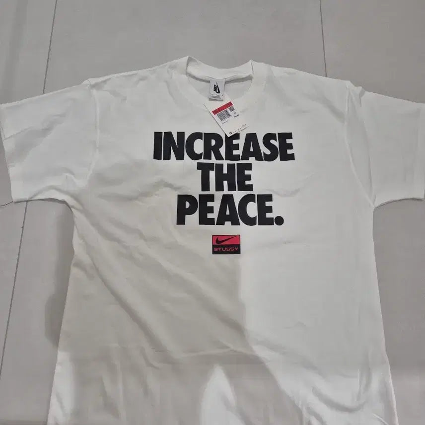 [BUNJANG] Nike Stussy Increased Peace T-Shirt / [해외L] 나이키 스투시 인크리스 피스 새상품