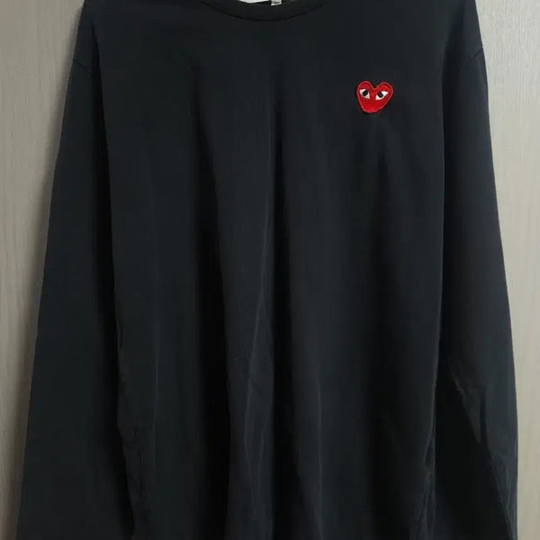 [BUNJANG] Comme des Garçons Long Sleeve T-Shirt Black M / F] 꼼데가르송 긴팔티, M*