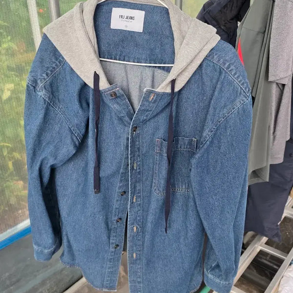 [BUNJANG] FRJ Jeans Hooded Denim Jacket 95 / FRJ JEANS 후드 청자켓95