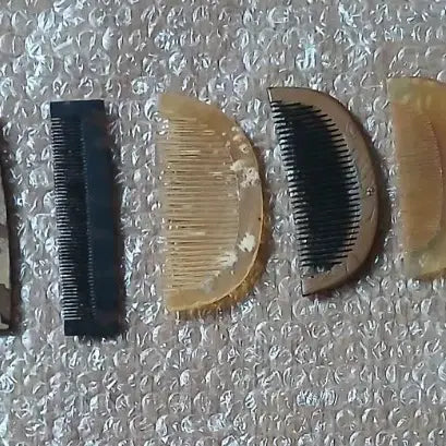 [BUNJANG] Hawksbill Turtle Shell Comb and Accessory Set / 거북이등 속껍질로 만든 빗과 장신구