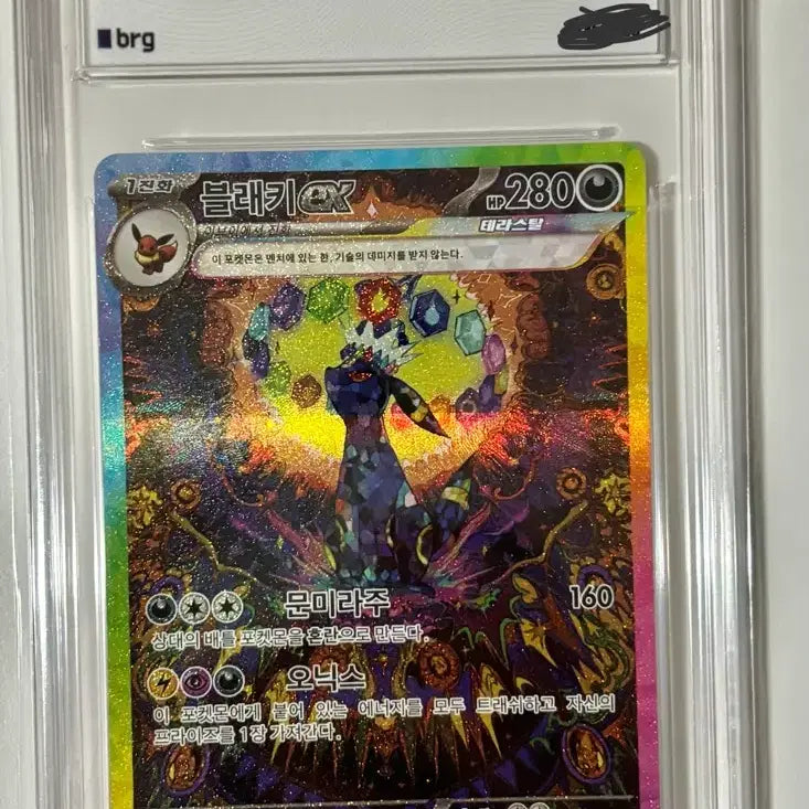 [BUNJANG] Pokemon Card Umbreon EX SAR (Scarlet & Violet) / 포켓몬 카드 테라스탈 블래키 EX  SAR brg9