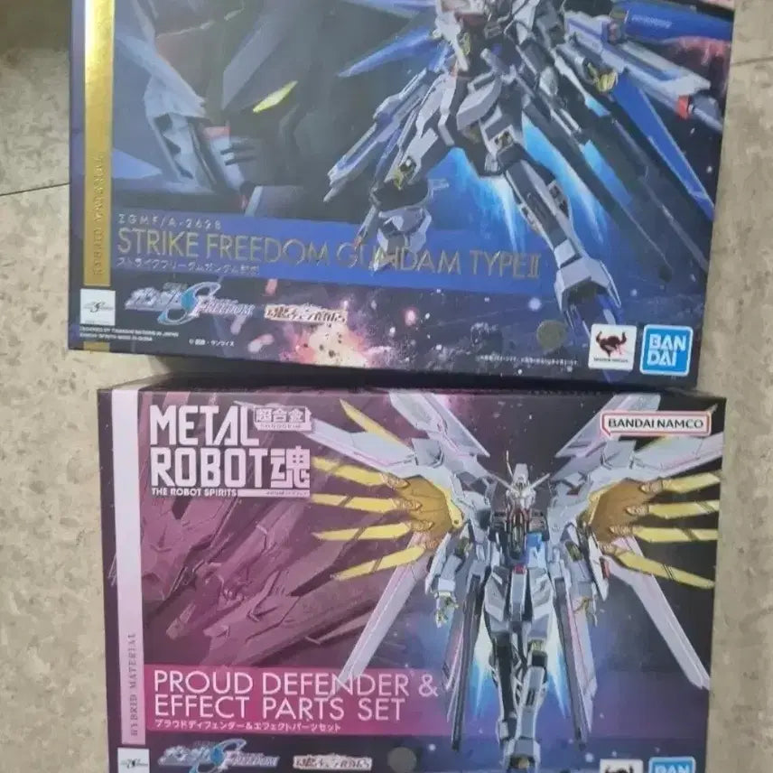 [BUNJANG] Metal Robot Spirits Strike Freedom Gundam Type II with Pride Defender Effect Parts Set / 메탈로봇혼 스트라이크 프리덤 2식 + 프라이드 디펜더  판매합니다.