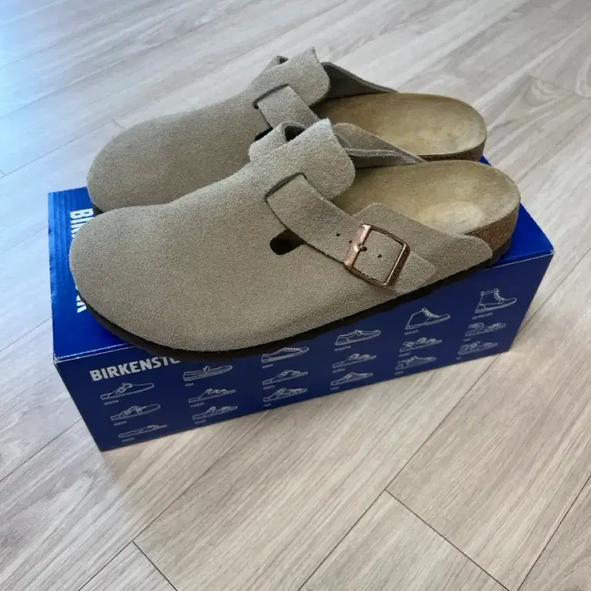 [BUNJANG] Birkenstock Boston Taupe Sandals (Size 39/250) / 버켄스탁 / 보스톤 타우페 / 39(250)
