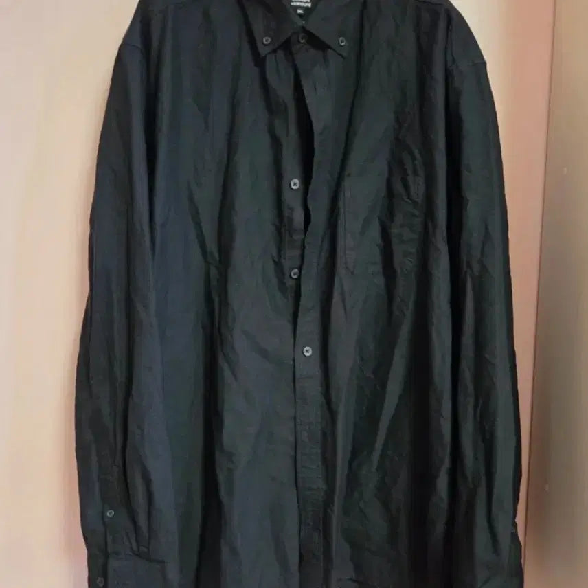 [BUNJANG] Musinsa Standard Long Sleeve Shirt Black / 무신사 스탠다드 긴팔 셔츠