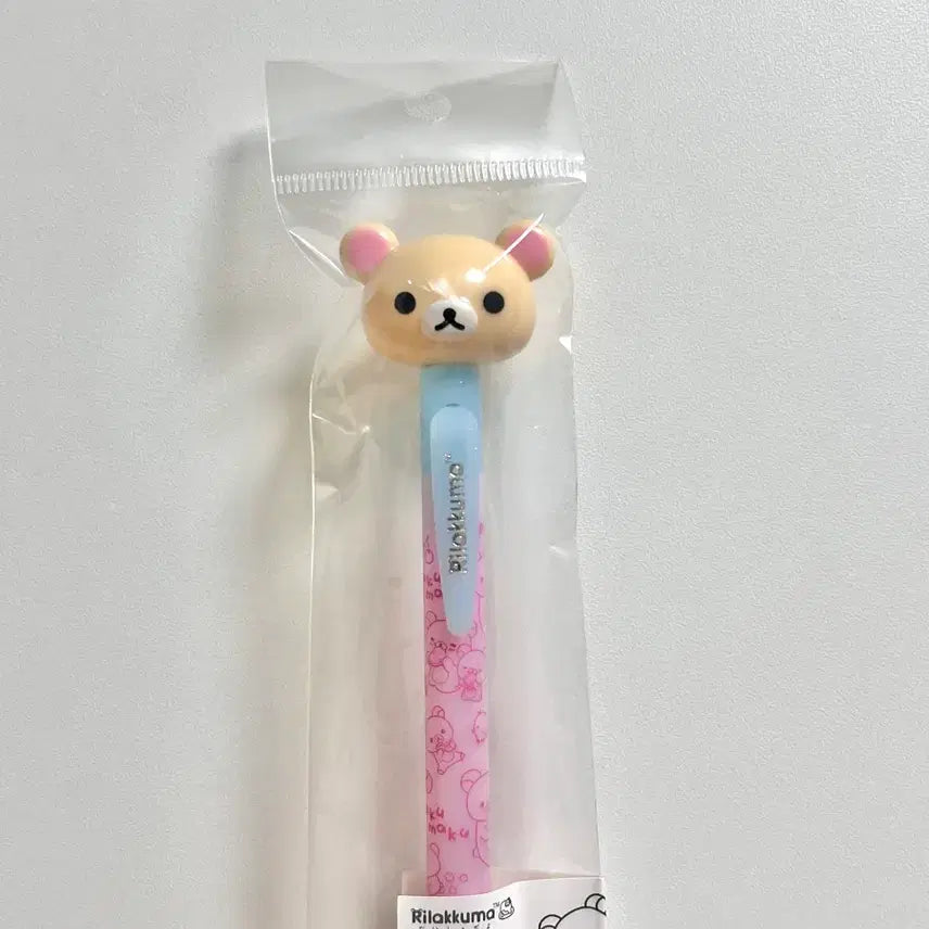 [BUNJANG] Rare Classic Korilakkuma Mascot Ballpoint Pen & Mechanical Pencil - Pink / 희귀 고전 코리락쿠마 마스코트 볼펜 샤프 핑크