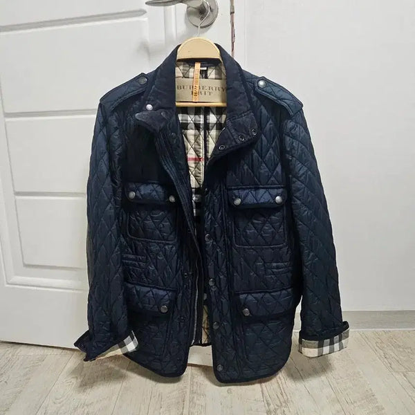 [BUNJANG] Burberry Quilted Jacket & Shirt Set / 버버리 퀼팅자켓, 버버리셔츠 M
