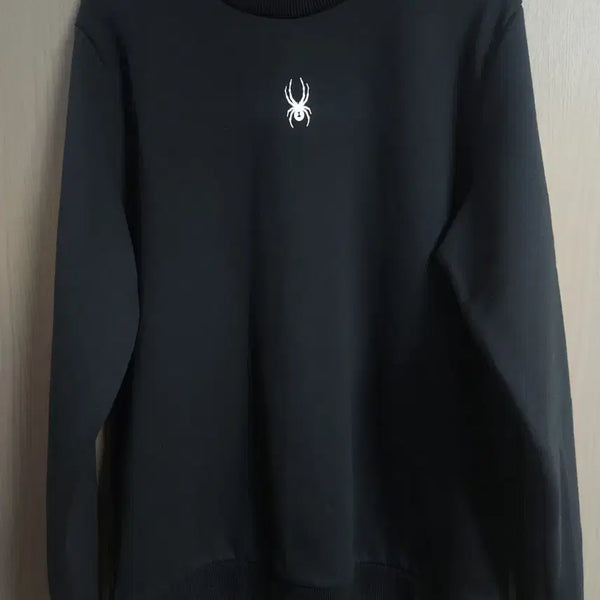 [BUNJANG] Spider Peach Fleece Sweatshirt, Black, M / F] 스파이더 피치기모 맨투맨, M*