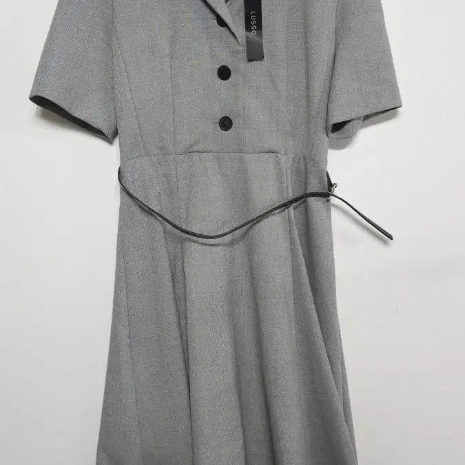 [BUNJANG] LUSSO Tailored Long One-Piece Dress (Size 55-55.5) / 새제품 하객룩 루쏘 LUSSO [55~55반] 35만원대 테일러드 롱 원피스
