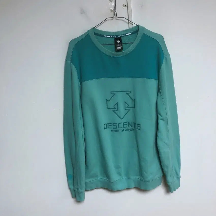 [BUNJANG] Descente Men's Long Sleeve T-Shirt (Spring/Autumn) / 데상트 남성 봄가을 긴팔티 100L@9994