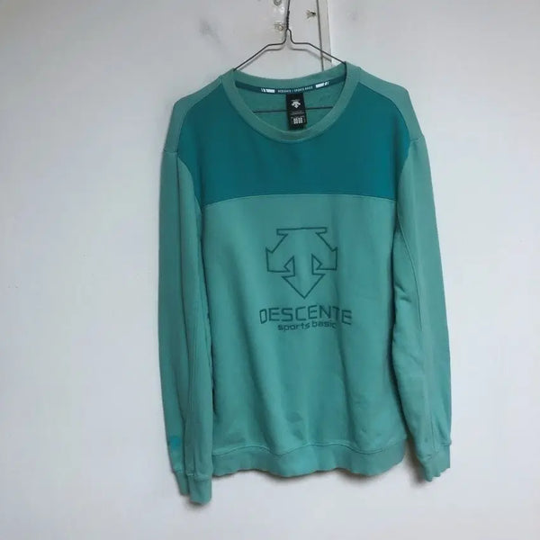 [BUNJANG] Descente Men's Long Sleeve T-Shirt (Spring/Autumn) / 데상트 남성 봄가을 긴팔티 100L@9994