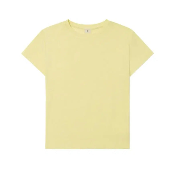 [BUNJANG] Six Half Crewneck T-Shirt Lemon S / 식스앤어하프 크루넥 티셔츠 레몬 S