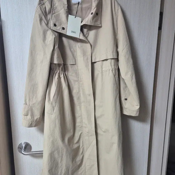 [BUNJANG] ZOOC Belted Cotton Twill Long Field Jacket (Size 55) / (새제품) 주크 ZOOC 허리 스트링 야상 롱 점퍼  55