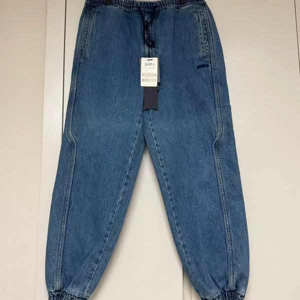 [BUNJANG] Juun.J 'Wooyoungmi' Korean Blue Jogger Pants Size 46 / 준지 유아인 청 조거 46size