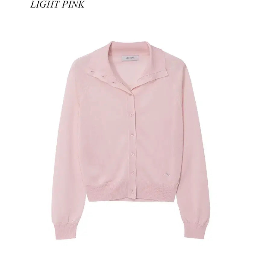 [BUNJANG] Loewe High Neck Cardigan Pink M / 루에브르 가디건 판매합니다! 인플루언서 이나연 착용