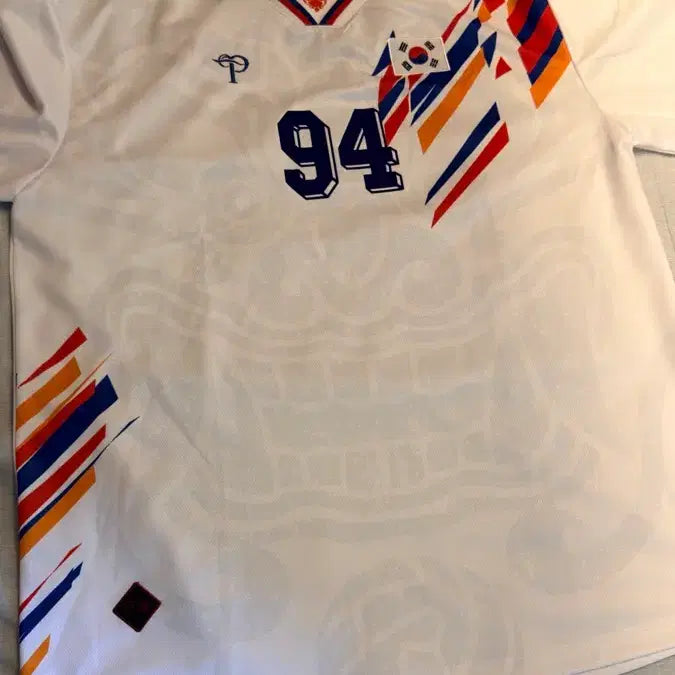 [BUNJANG] OVER THE PITCH X RED DEVILS 94 S/S Jersey White XXL / 오버더피치(OVER THE PITCH) X 붉은악마 94 S/S