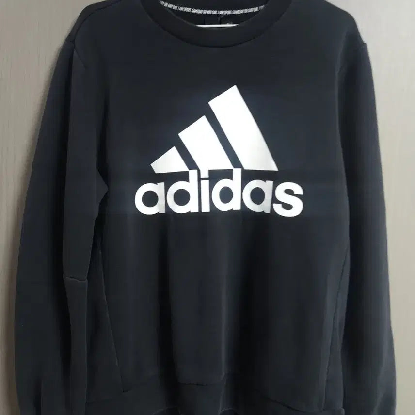 [BUNJANG] Adidas Big Logo Fleece Sweatshirt XL / F] 아디다스 빅로고 기모 맨투맨, XL*