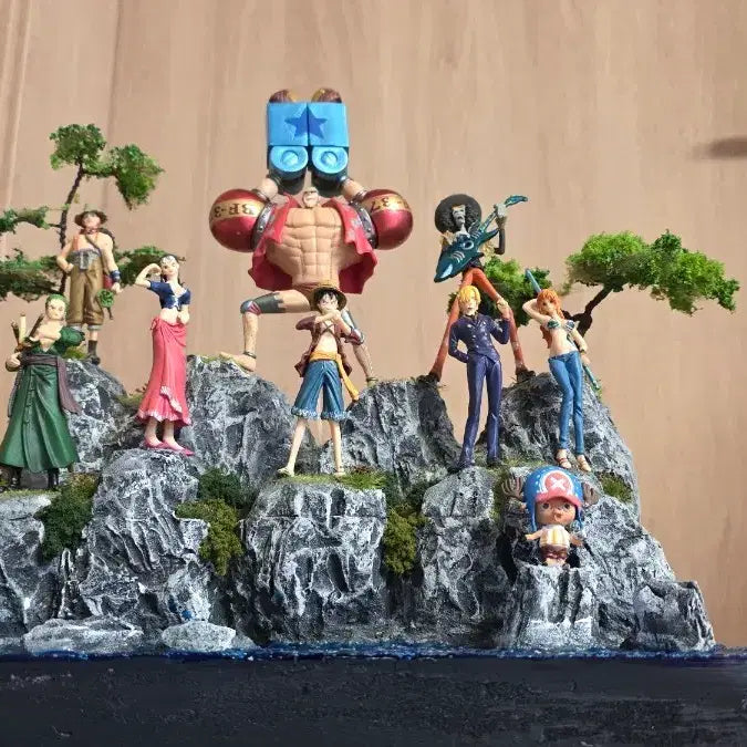 [BUNJANG] One Piece Character Diorama Figure Set / 원피스 피규어 세트 디오라마