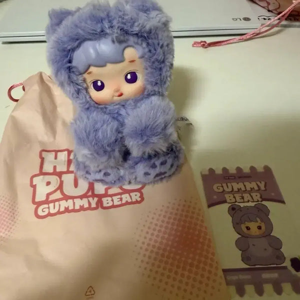 [BUNJANG] Pop Mart Hachipupu Gummy Bear Mini Figure Keyring (Unsealed) / [단순개봉] 팝마트 하치푸푸 구미베어 곰젤리 인형 키링