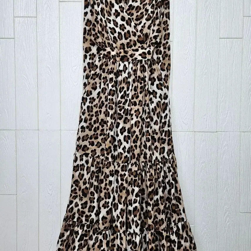 [BUNJANG] Leopard Print Long Dress / 호피롱원피스